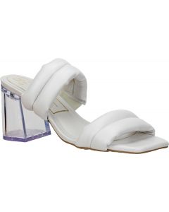 Offline Jolene Clear Heel Sandal - Off-White